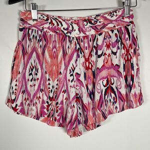 Soma‎ Cool Nights Pajama Shorts Small Ikat Stretch Comfy Casual Lounge Pockets